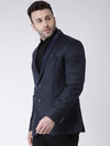 Hangup Men Standard Solid Men Formalwear-BlueTuxedoBlazer