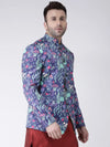 Hangup Men Standard Printed Men Formalwear-D1065ButtonBlazer