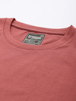 Difference Of Opinion Men's Brown Plain T-Shirt