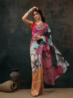 Eternal Beauty Drape Saree-SZ-JUHI-YL-2256