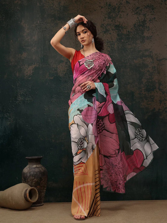 Eternal Beauty Drape Saree-SZ-JUHI-YL-2256