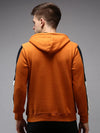 Men Orange Solid Sweatshirt-OD-6012-Orange