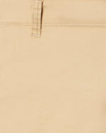 Solid Stretchable Shorts with 6 pockets-Beige-HCS6013-30