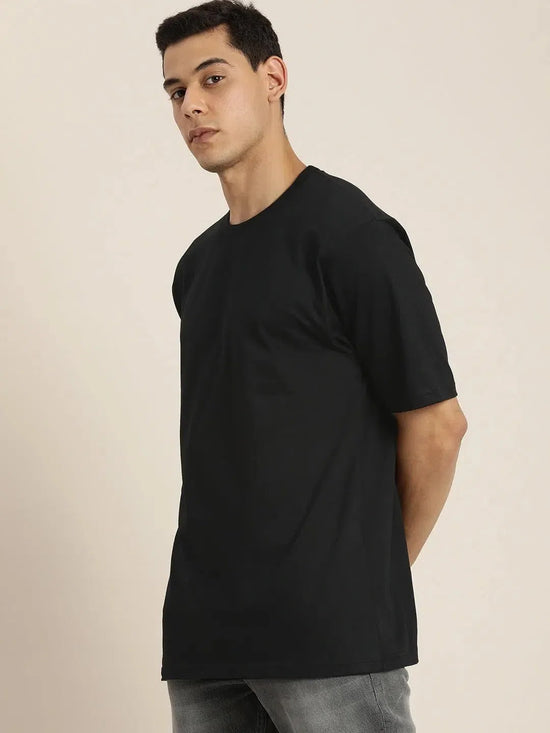 Dillinger Black Graphic Oversized T-Shirt-DLMOV015BLK-S