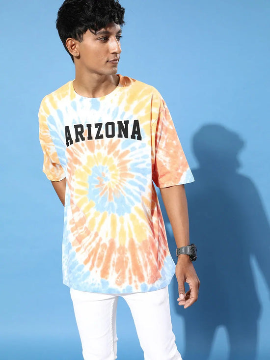 Dillinger Men's Oversized Tie & Dye T-Shirt-DLGRMTIE010-S