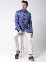 Hangup Men Standard Printed Men Formalwear-D134_5Button_Blazer