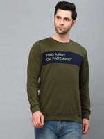 Rigo Printed Round Neck Terry Sweatshirt-SW07221150-L