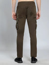 Jogger Cargos with Elastic waist and 6 pockets-Green