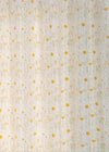 Drifting Dandelion 100% cotton floral curtain for kids room, living room - Room darkening - Yellow - Pack of 1-230422022