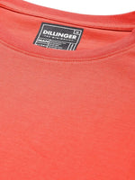 Dillinger Men's Maroon Plain T-Shirt-DLCR18152CST-S