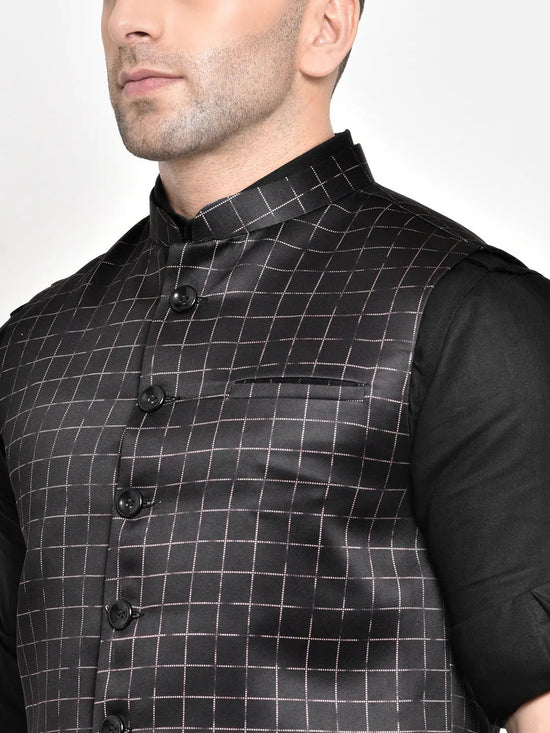 Hangup Men Standard Printed Men's Indian Wear-167A_Printed_Nehru