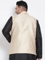 Hangup Men Standard Solid Men's Indian Wear-84A_Jacquard_Nehru1