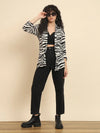 Zebra Print Open Shrug