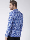 Hangup Men Standard Printed Men Formalwear-BlueCamo