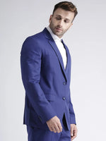 Hangup Men Standard Solid Men Formalwear-DarkNavyBlazer