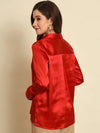 Red Satin Shirt