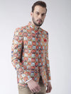 Hangup Men Standard Printed Men Formalwear-D345ButtonBlazer