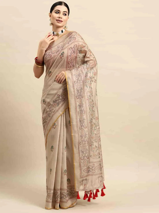 Threadwork Blooming Wonder Saree-SZKLD000-1645