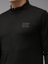 Men Black Solid Sweatshirt-DF-021-Black