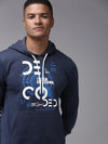 Men Blue Solid Sweatshirt-OTSS-28-Navyblue