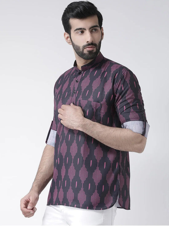 Hangup Men Standard Printed Men's Indian Wear-K55Kurta