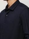 Men Navy Solid Shirt-LANCEPLAIN-218-Navyblue