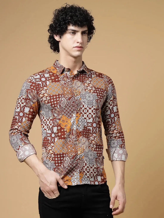 Rigo Paisley Fusion Shirt-CS10231081-L