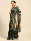 Intricate Embroidery Drape Saree-SZ-ESHA2-GN-1593