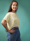 Lil Tomatoes Girls Cotton Crop Top-GGT-S24-1472_YELLOW_28