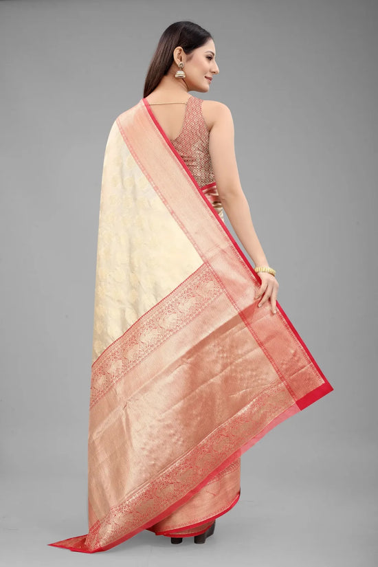 Majestic Queen’s Drapery Saree-SZ-CRB5-WT-578