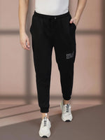 Rigo Black Text Print Jogger