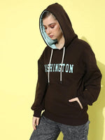 Dillinger Brown Oversized Hooded Sweatshirt