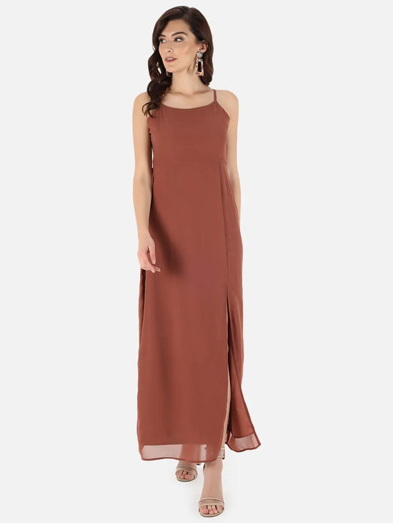 Front Slit Maxi Dress