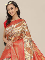 Sophisticated Modern Grace Saree-SZ-DGW-WHT-1153