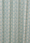 Dahlia 100% cotton floral curtain for living room - Room darkening - Nile Blue - Pack of 1-230423014