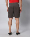 Solid Stretchable Shorts with 6 pockets-Grey-HCS6015-30