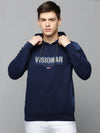 Men Navy Solid Hoodies-OD-6032-Navyblue