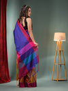 Multicolour Blended Silk Handwoven Soft Saree-MA50BSL01530139