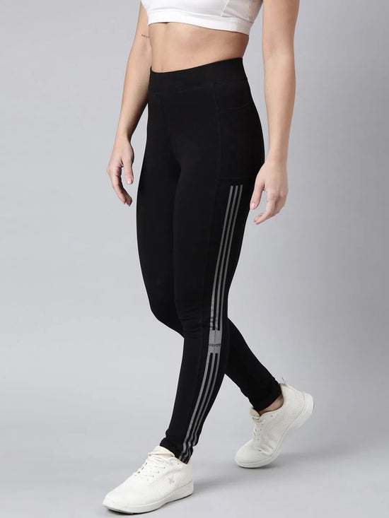 Women Solid Slim Fit Black Track Pant-AF-1894-Black