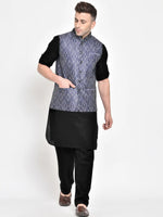 Hangup Men Standard Printed Men's Indian Wear-168A_Printed_Nehru