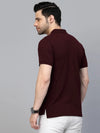 Rigo Cotton Solid Half Sleeves Polo T-Shirt