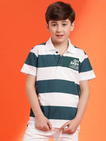 Lil Tomatoes Boys Cotton Polo T-shirt-GBT-S24-1406_TEAL_30