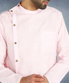 Hangup Men Standard Solid Men's Indian Wear-ST13954_Pink_RubyLKurta