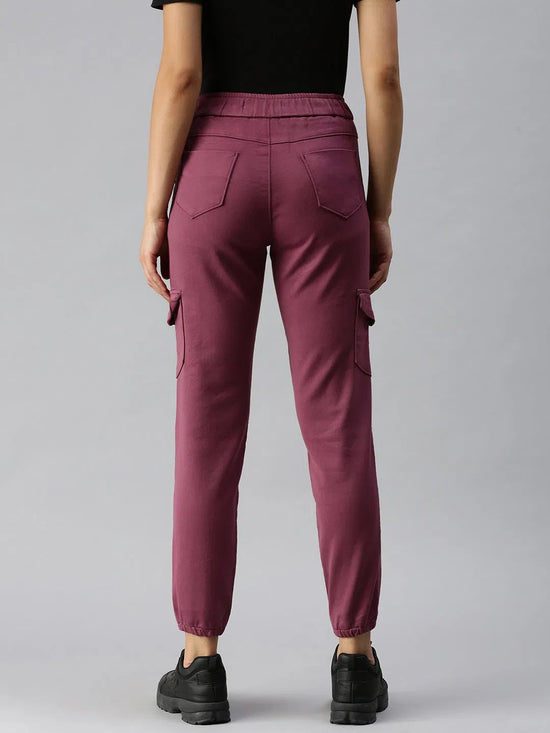 Women's Mauve Solid Denim Jeans-LTJO-22019-Mauve