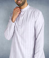 Hangup Men Standard Striped Men's Indian Wear-ST1111264_White_Lkurta