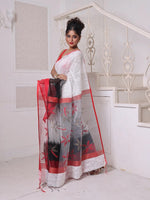 Off White Matka Soft Saree With Resham Pallu-MA64MT402260012