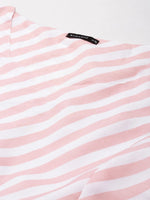 Women Peach Striped Co-Ords-AE-15837-Peach