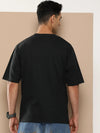 Difference of Opinion Black Graphic Oversized T-Shirt-DOOVR204BLK-S