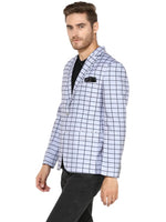 Hangup Men Standard Checkered Men Formalwear-D4CheckBlazer