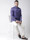 Hangup Men Standard Printed Men Formalwear-D135_5Button_Blazer